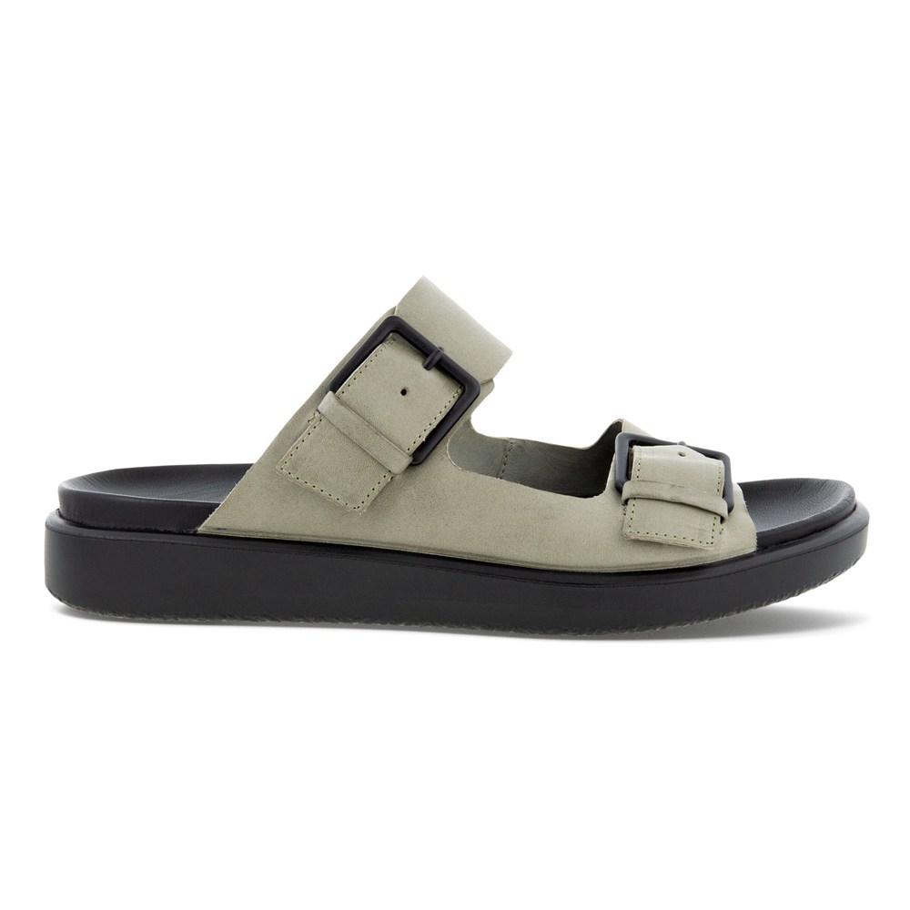 ECCO Mens Slides Grey - Flowt Lx - KWO-769352